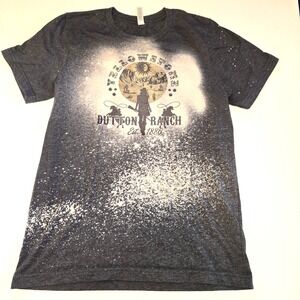 Yellowstone Dutton Ranch Cowgirl Graphic‎ Tee Shirt Womens Medium